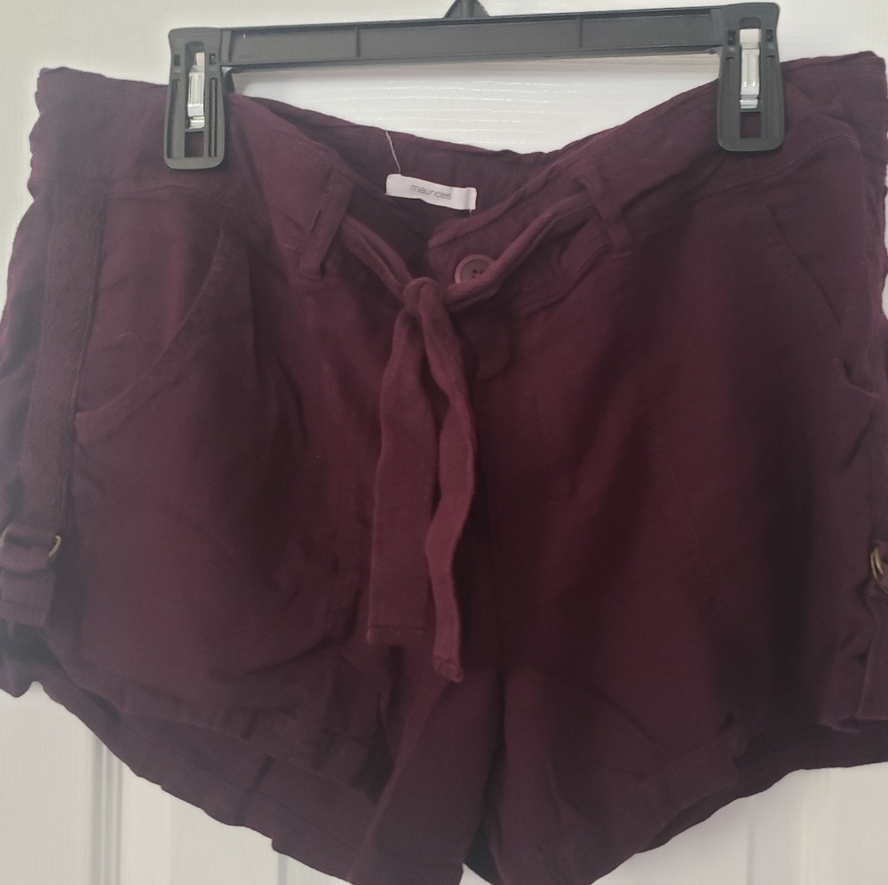 Maroon shorts
